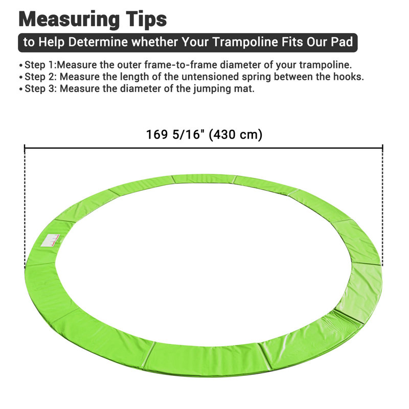 Yescom 3.9'' Frame Pad Compatible With 14' Trampoline