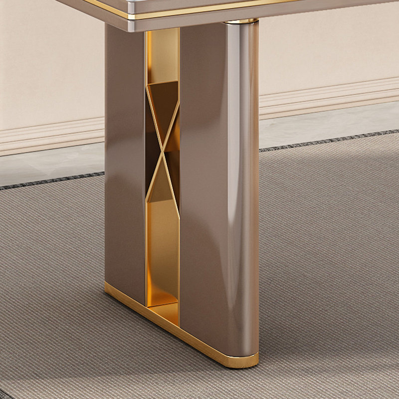 Table basse en L, H 33,07 po x l 72,83 po x P 62,99 po