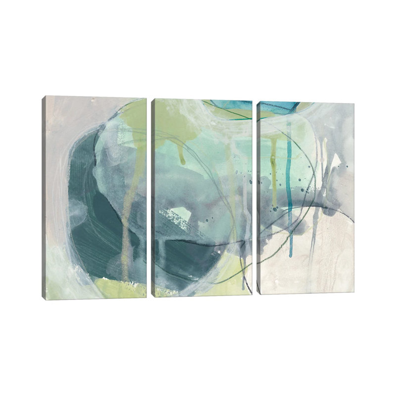 Sea Sea I - ensemble d'art mural sur toile tendue (ensemble de 3)