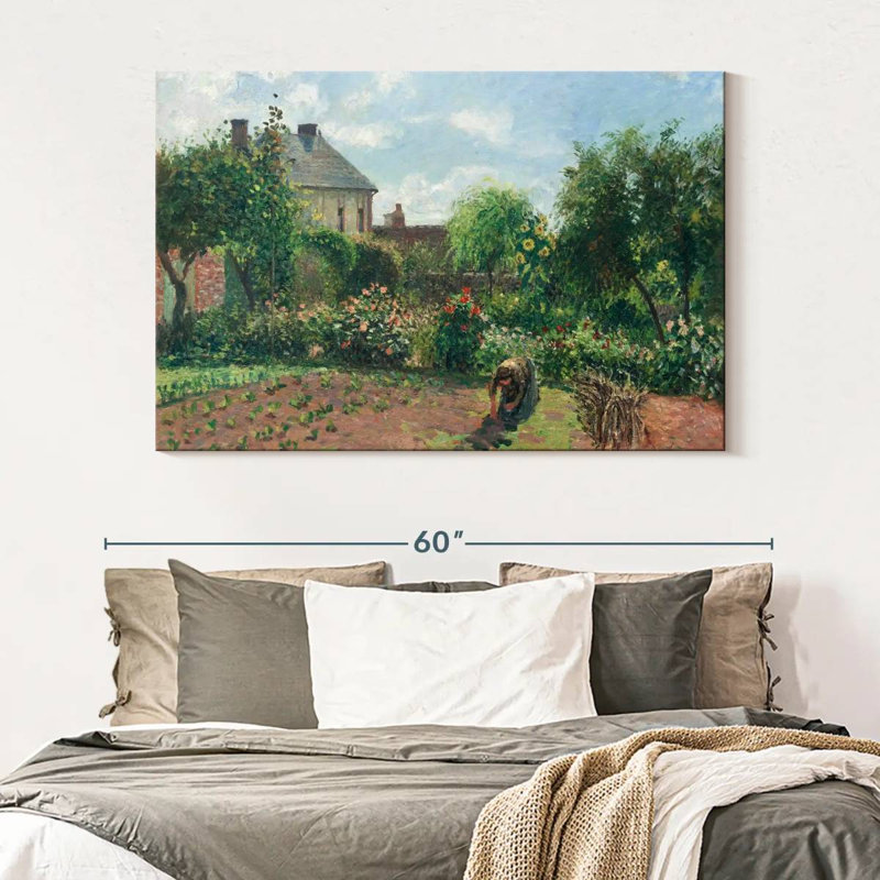 Senne, jardin de l'artiste à Eragny, 1898, H 34 po x l 51 po