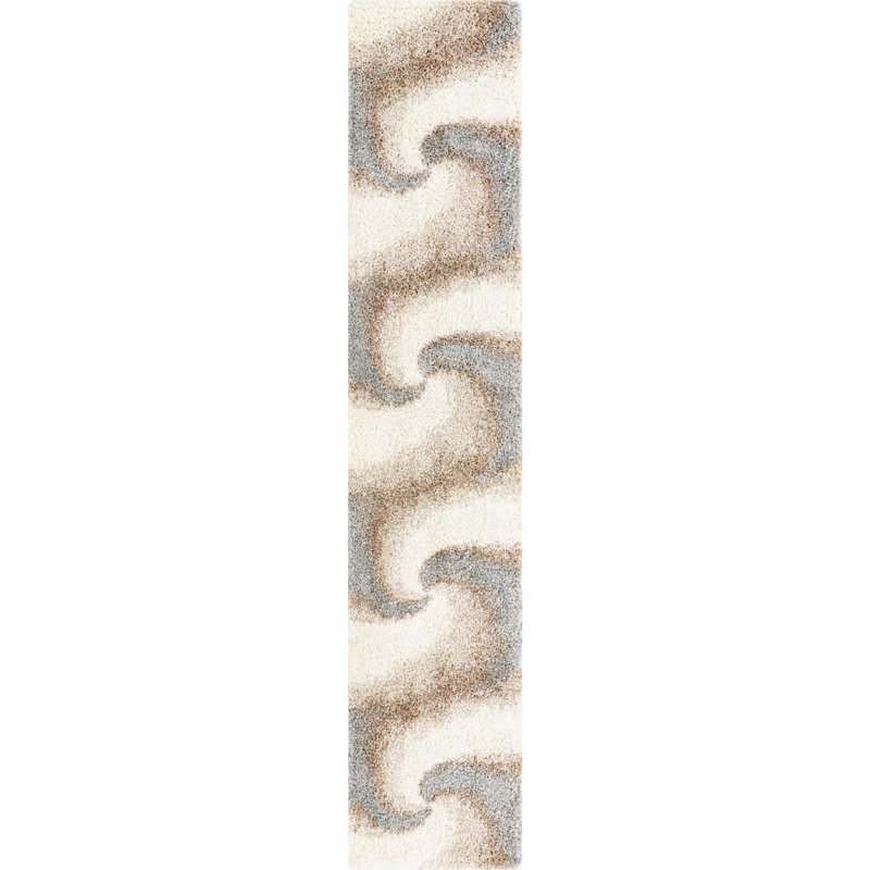 Abstract Indoor Rug, Runner 2'7" x 13'