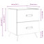 Hilaire 40cm W Iron Bedside Table-125113102-125113100