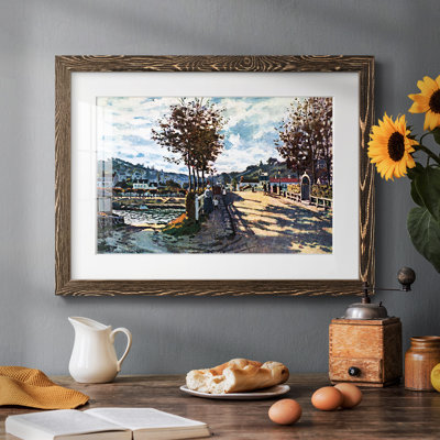 La seine à Bougival par Monet, reproduction d'art sur papier