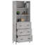 Myakka 69.5cm Wide 3 Drawer Highboard-1257035949