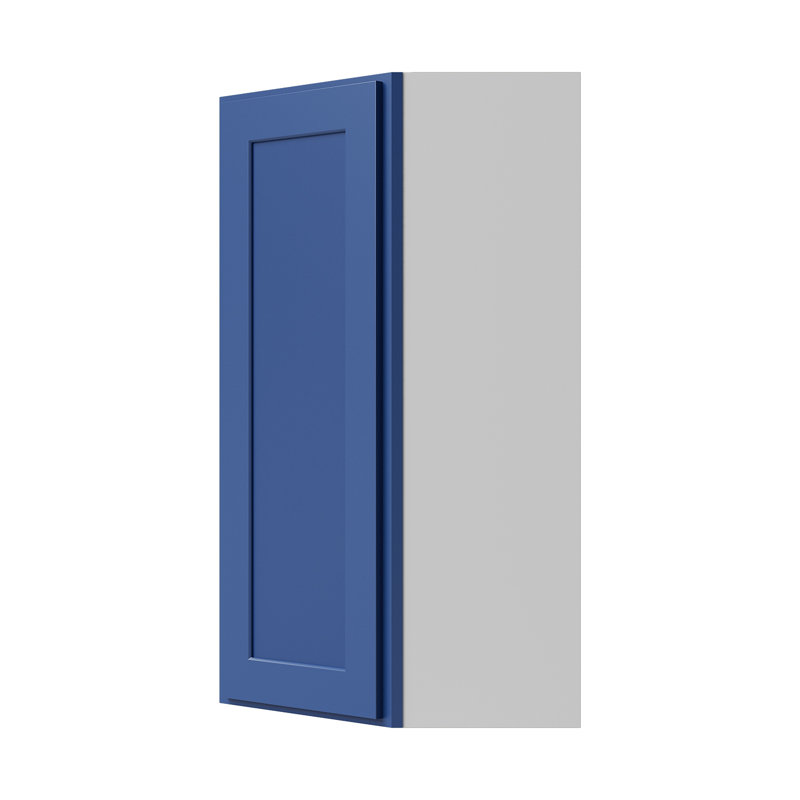 Armoire murale diagonale, Blue Shaker, 24" W x 42" H x 12" D