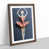 Walnut Framed