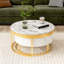 Table basse gigogne moderne avec tiroirs Modern