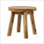 Table d'appoint ronde en bois massif