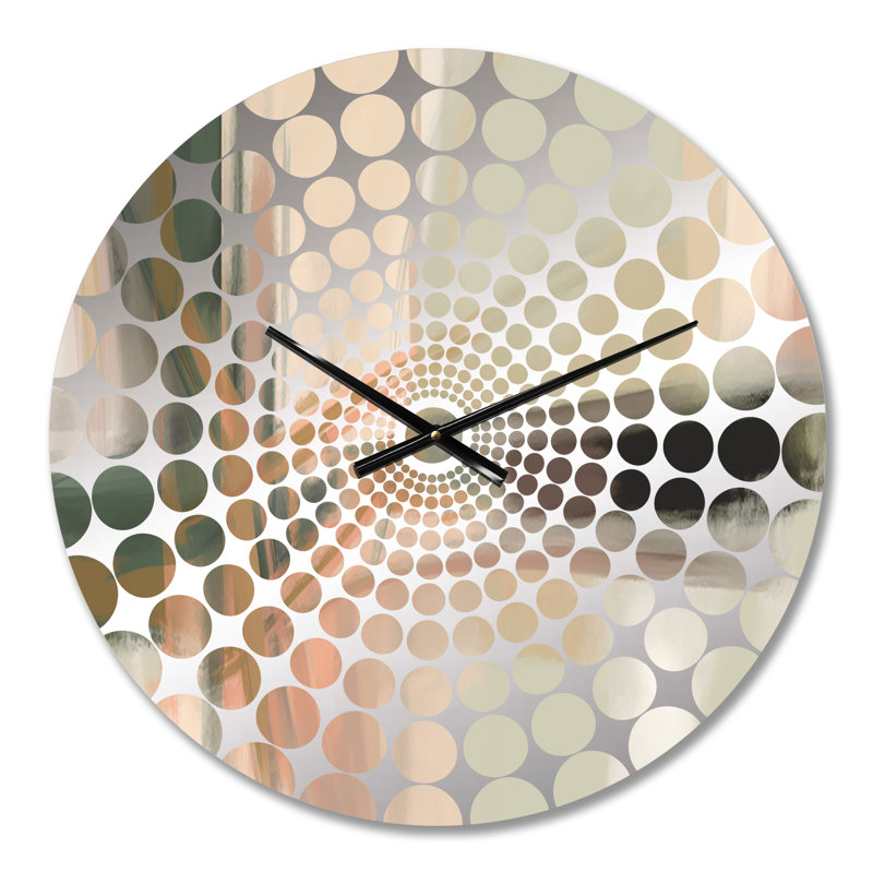 Mikel - Horloge murale peinture abstraite, Petit