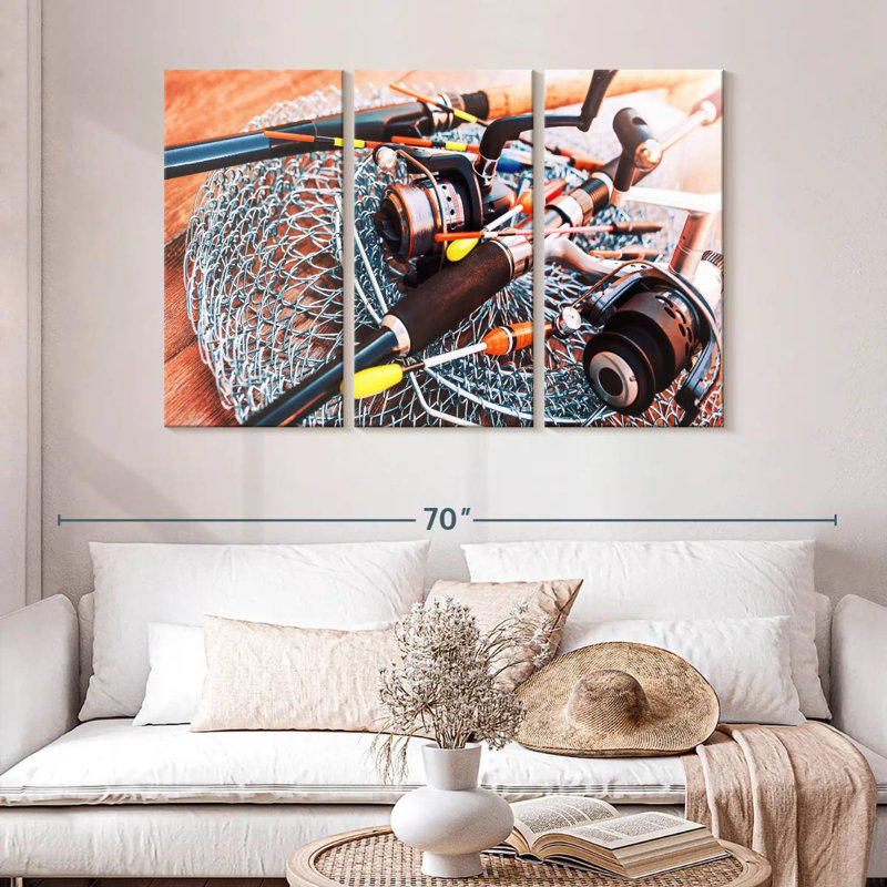 Senne Ready To Fish, 32" H x 50" W