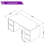 Niosha 66.93" Executive Desk With Mobile File Cabinets-1620567685