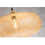 Luminaire suspendu en rotin naturel 1 lumière
