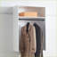 Placard mural en mélamine bois de chêne chaud Closet Systems | Blanc | Bois-1956463034