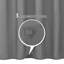 Doublure de rideau de douche simple en tissu imperméable avec aimants Kidd-112399612-113246296