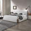 Lit en tissu blanc de qualité supérieure-617595037