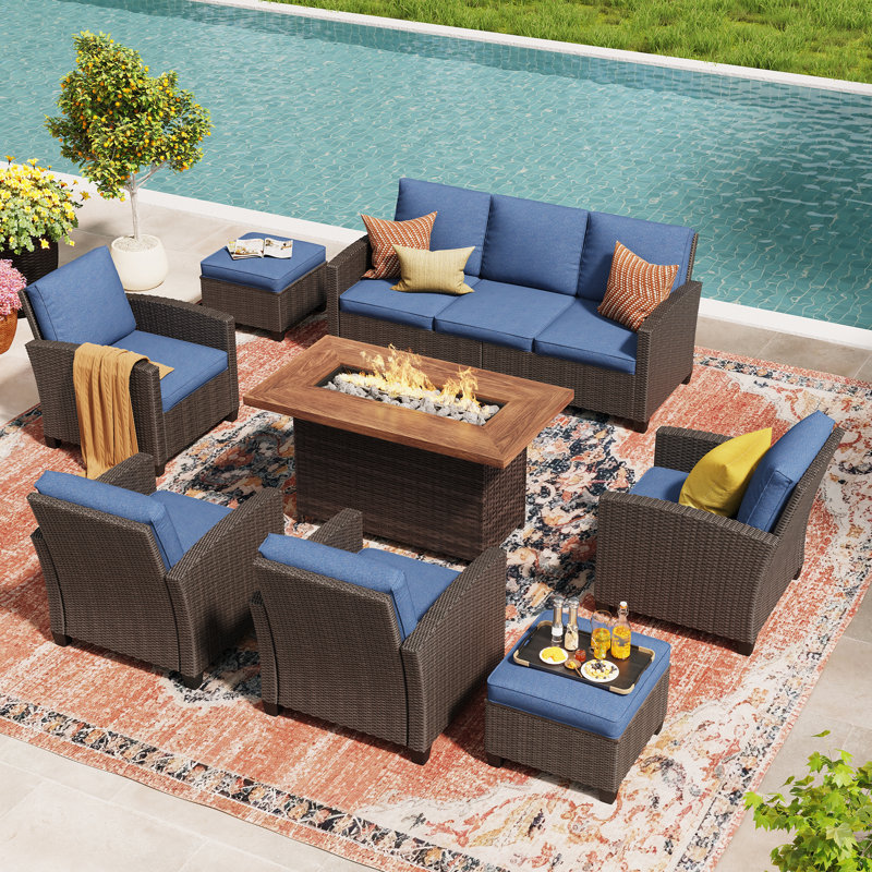 Patio Conversation Set, Marine
