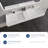 54'' Rectangular Double Solid Surface Bathroom Sink
