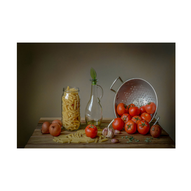Art sur toile Margareth Perfoncio Una Buona Pasta, H 12 po x l 19 po