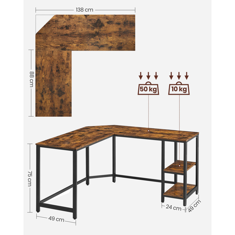 Vaillancourt L-Shape Desk