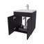 Meuble-lavabo avec deux portes Wengue-117825043