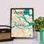 Stockholm City Map - No Frame Print-585489640