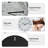 Round Wall Clock Twinkle Crystal Diamond Wall Clock With Silver Beveled Glass Edging