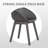 Holiday - 2-Pack Modern Lounge Chairs – Indoor/Outdoor All-Weather PP Plastic, Lightweight  For Patio, Beach, Living Room-967701879