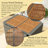 5-Piece Rectangular Outdoor Patio Dining Set With Removable Cushions