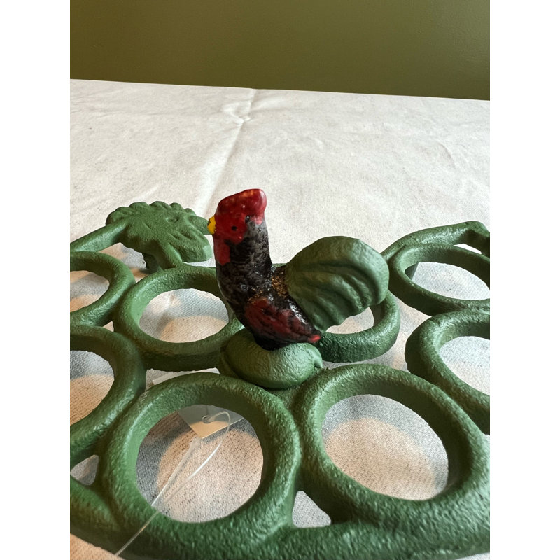 IRON EGG HOLDER, Green