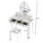 Makeup Vanity Desk Set With Adjustable Mirror-1809880355