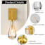 Ensemble de 2 appliques murales en cristal Raindrop