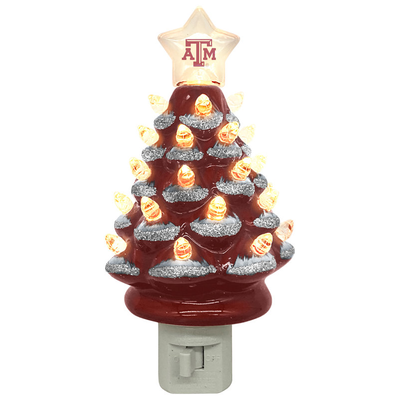 Arbre de Noël 6,5 po Nite Lite, Texas A&M Aggies