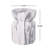 Eos 18.9"H Modern Outdoor MGO Side Table with Sculptural Fluted Design-125959554