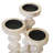 Handmade Rustic Solid Wood Tabletop Candlestick-494634522-456871912