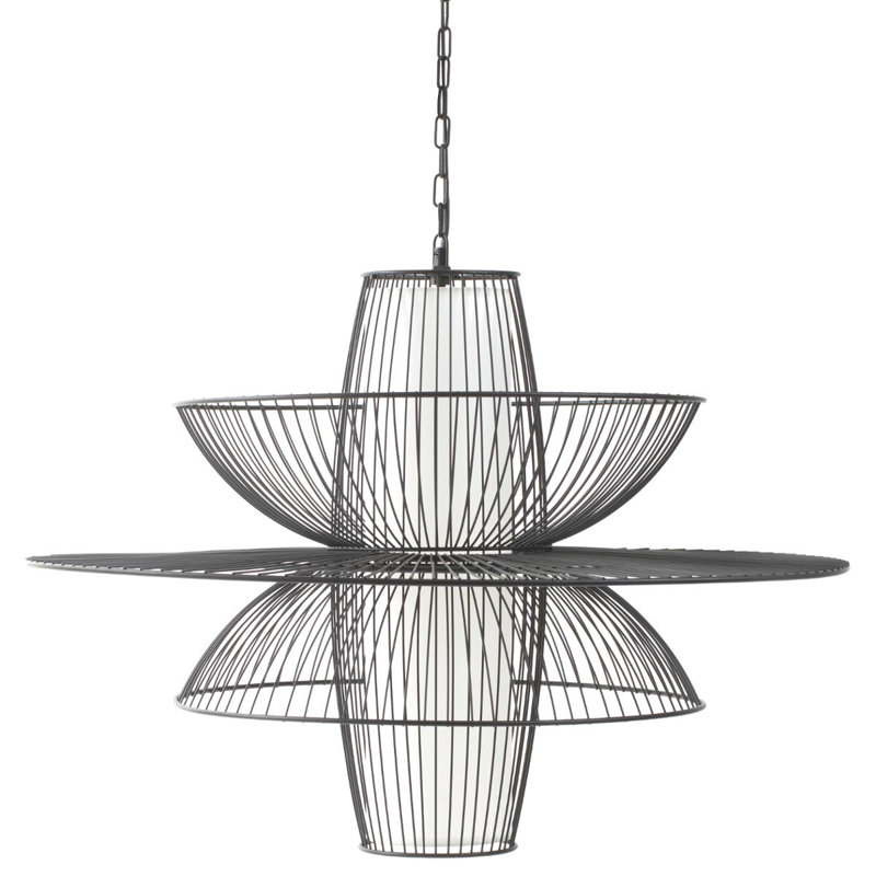 Crooks 1 - Light Black Geometric Pendant