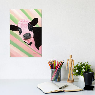 Sweetpea 1 Piece Wrapped Canvas Wall Art