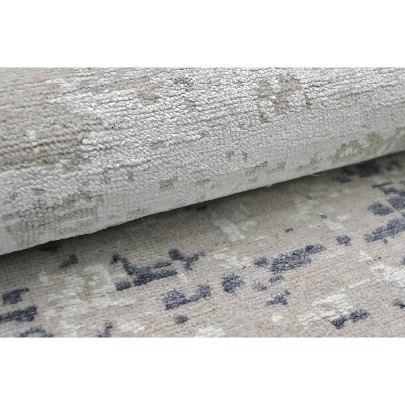 One-of-a-Kind Rectangle 2'11" x 5'1" Area Rug in Ivory/Gray