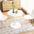 31.50"Modern Octagonal Coffee Table With MDF Table Top