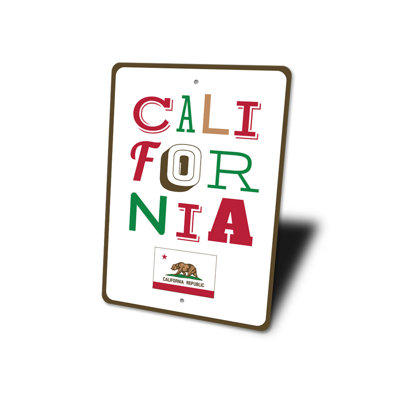 Panneau californien en aluminium