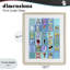 Alphabet animalier avec reproduction encadrée bleue sous verre, design par Carla Daly-912671176-912671223