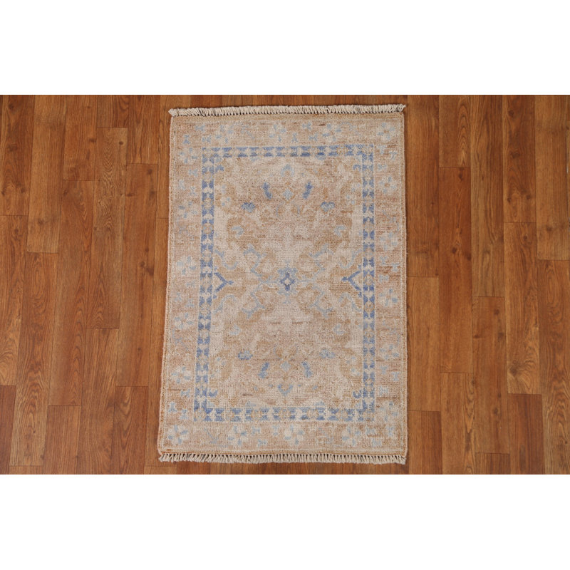 Tapis turc Oushak noué à la main 2 x 3