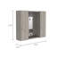 Armoire à pharmacie 2 portes avec 5 tablettes Morgandy-1878632239