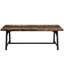 70,87 po, table de conférence rectangulaire moderne pour 6 à 8 personnes, bureau de direction avec structure en métal durable, grande surface de travail pour la réunion du conseil et la collaboration d'équipe