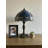 Hafiz Tiffany Table Lamp Blue Stained Glass Dragonfly Zinc Alloy Base 19"H*12"W