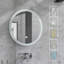 Nappanee Glass Flat Wall Mirror-664515917