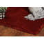 Tapis rond 8 po en polyester rouge-922570062