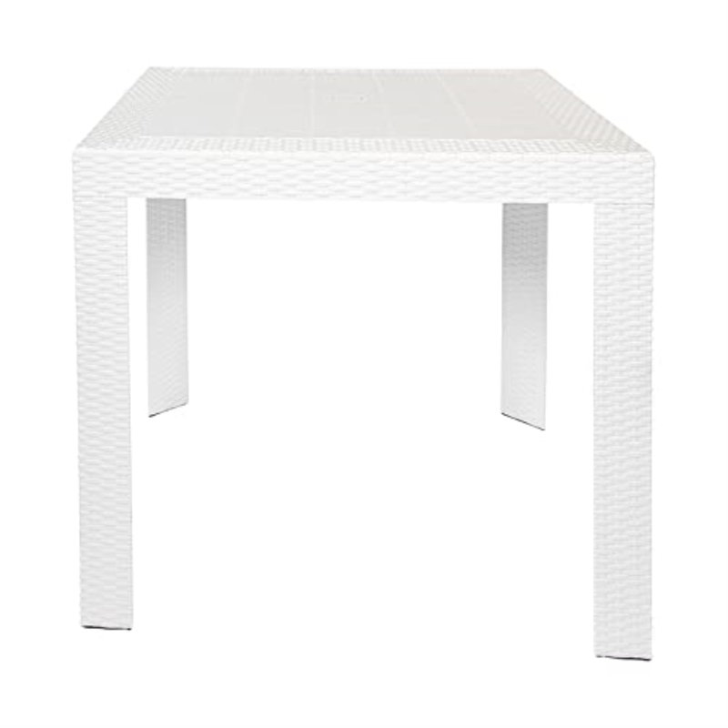 Table de salle à manger Nashia, Blanc, 31 po de largeur