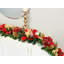 Red And Gold Magnolia Garland