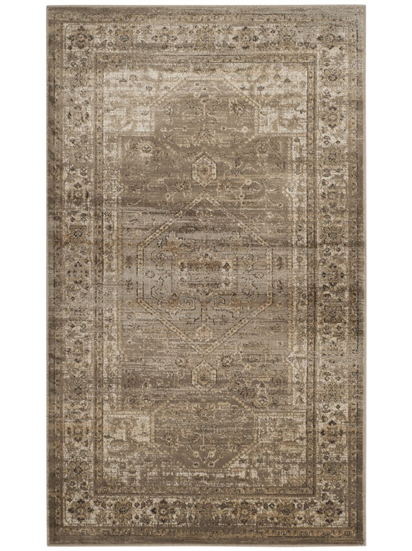 Drinkard Oriental Hand Woven Area Rug, Rectangle 99 x 170cm