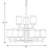 Alexa 9 - Light Dimmable Tiered Chandelier